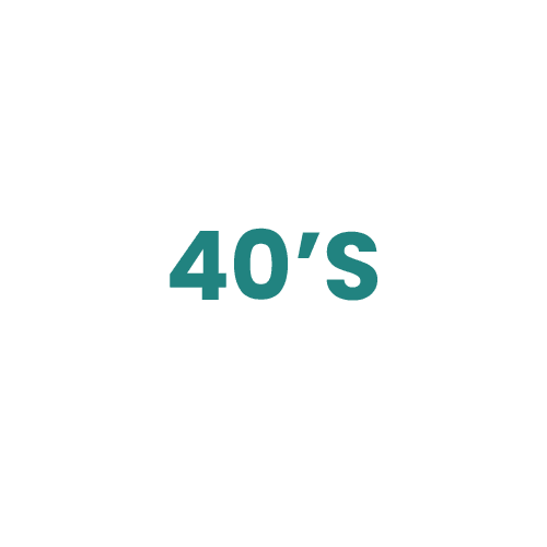 40's Birthday Cards - Kartoprint