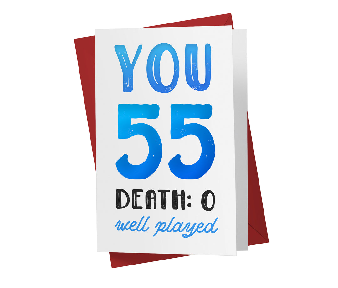 You vs. Death | 55th Birthday Card
