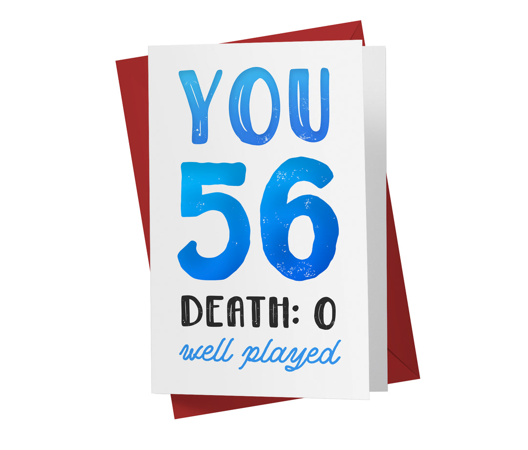 You vs. Death | 56th Birthday Card