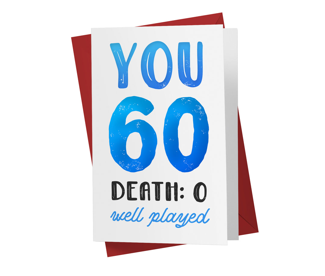 You vs. Death | 60th Birthday Card