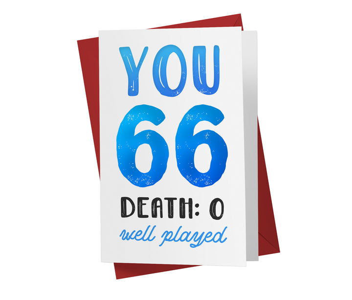 You vs. Death | 66th Birthday Card