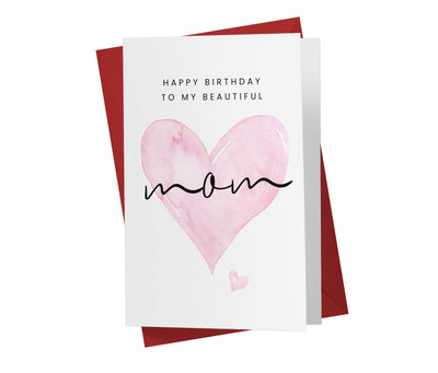 Beautiful Mom | Sweet Birthday Card - Kartoprint