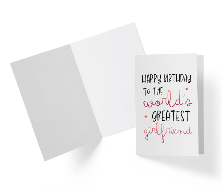 World's Greatest Girlfriend | Sweet Birthday Card - Kartoprint