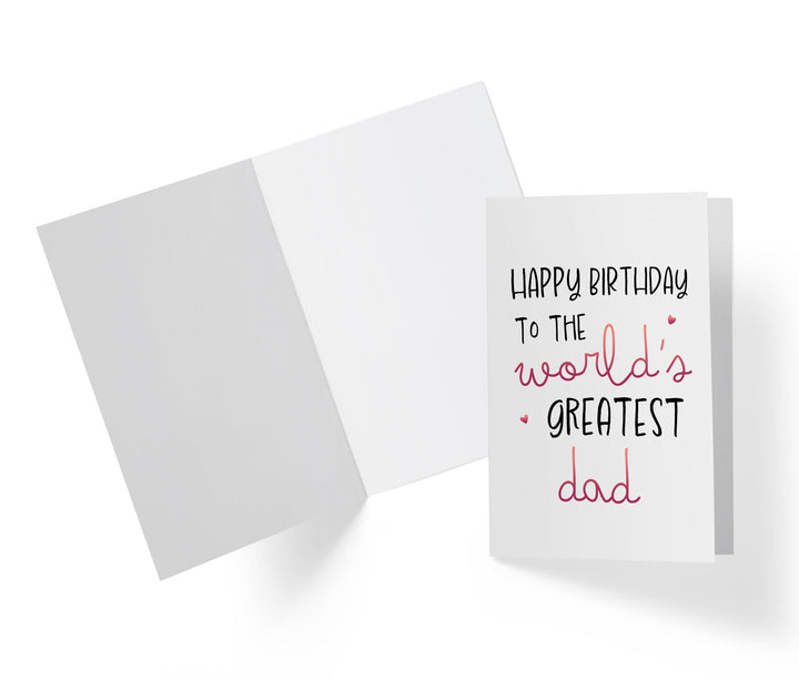 World's Greatest Dad | Sweet Birthday Card - Kartoprint