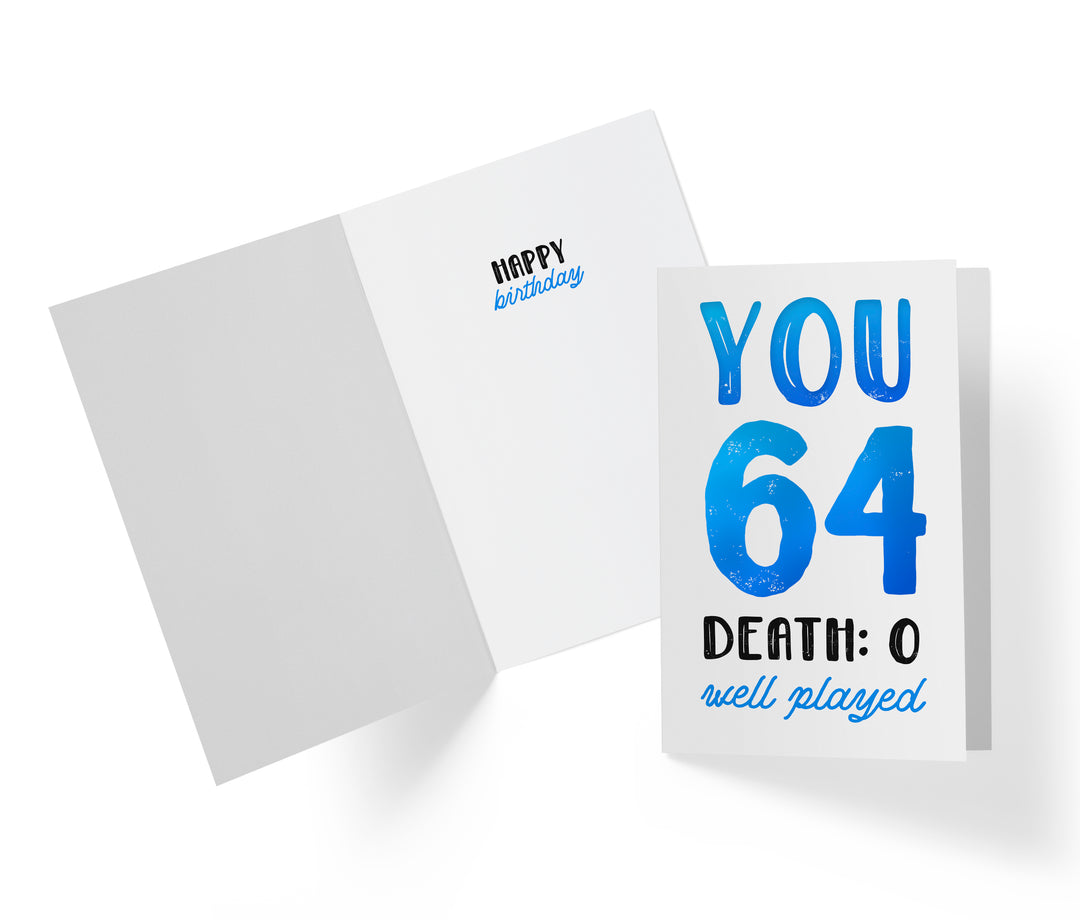 You vs. Death | 64th Birthday Card