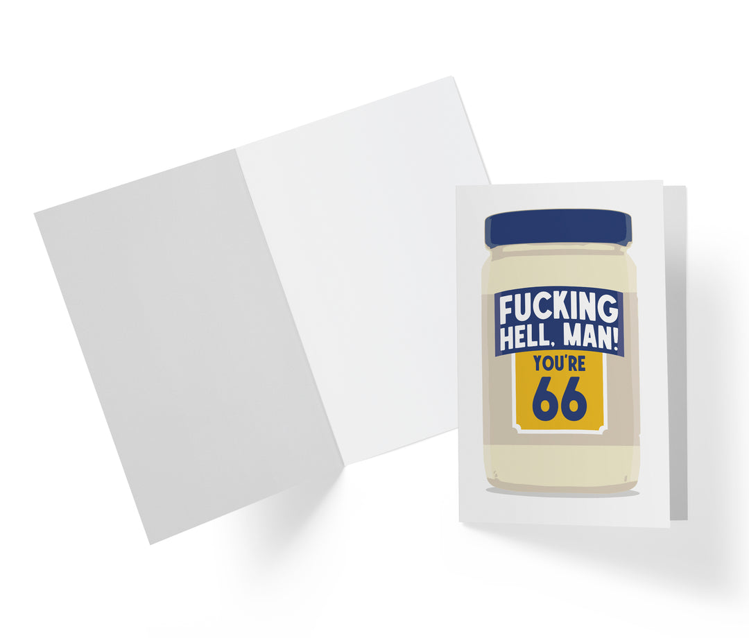 Fucking Hellman, You're Old | 66th Birthday Card