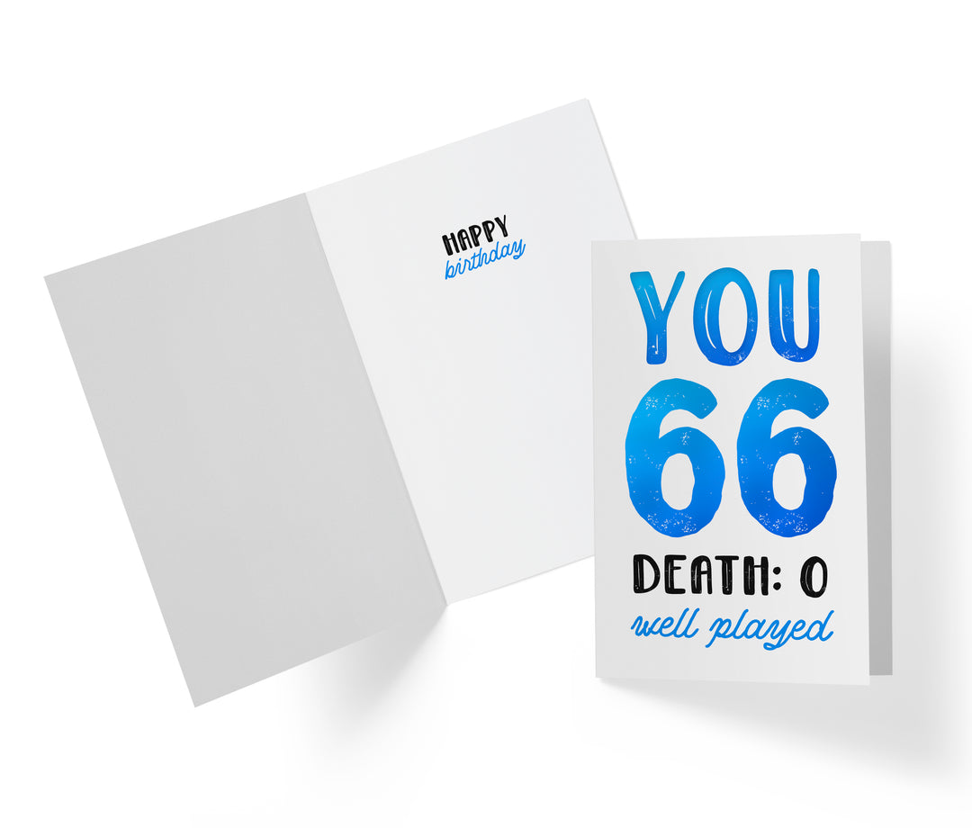You vs. Death | 66th Birthday Card