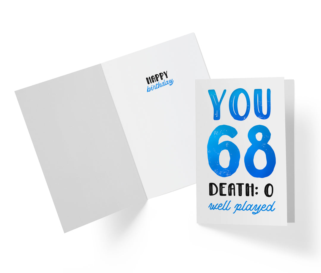 You vs. Death | 68th Birthday Card