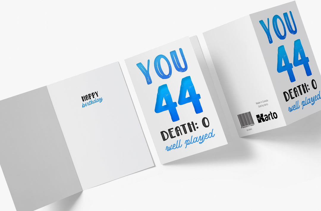 You vs. Death | 44th Birthday Card