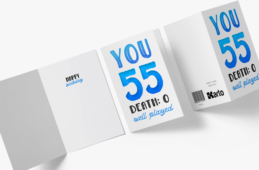 You vs. Death | 55th Birthday Card