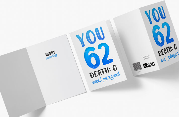 You vs. Death | 62nd Birthday Card