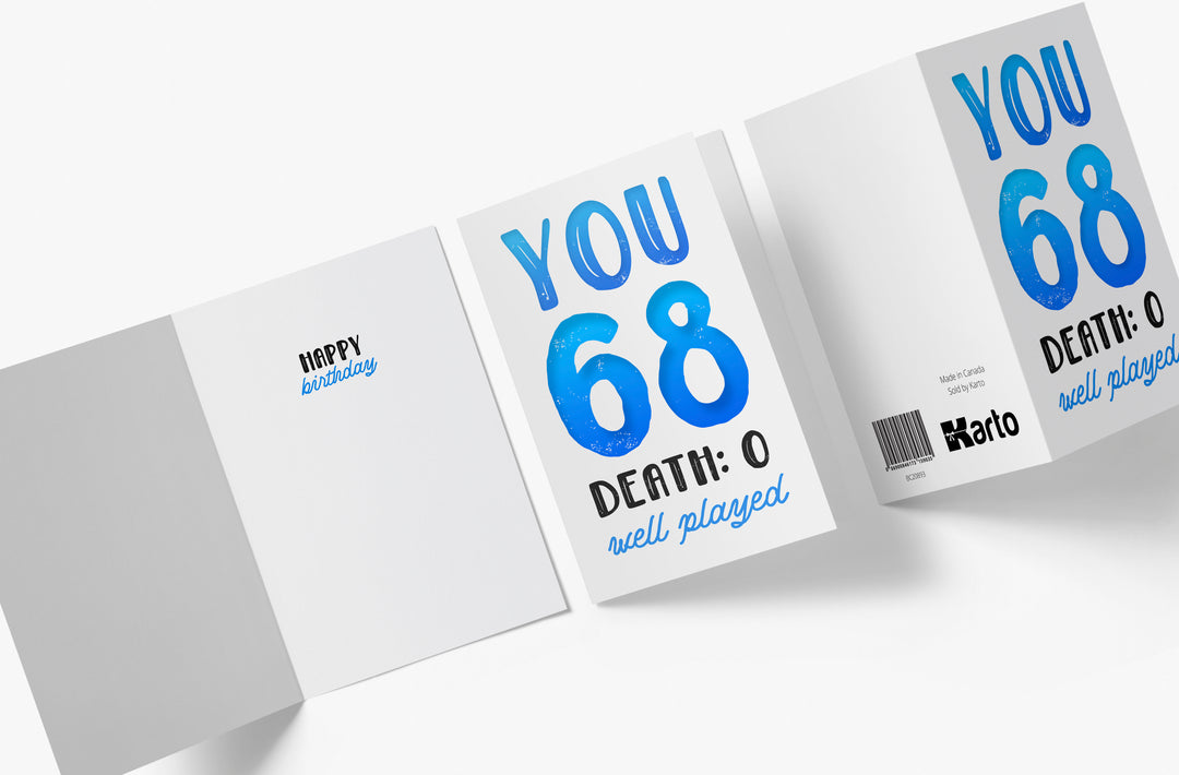 You vs. Death | 68th Birthday Card