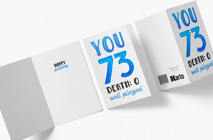 You vs. Death | 73rd Birthday Card