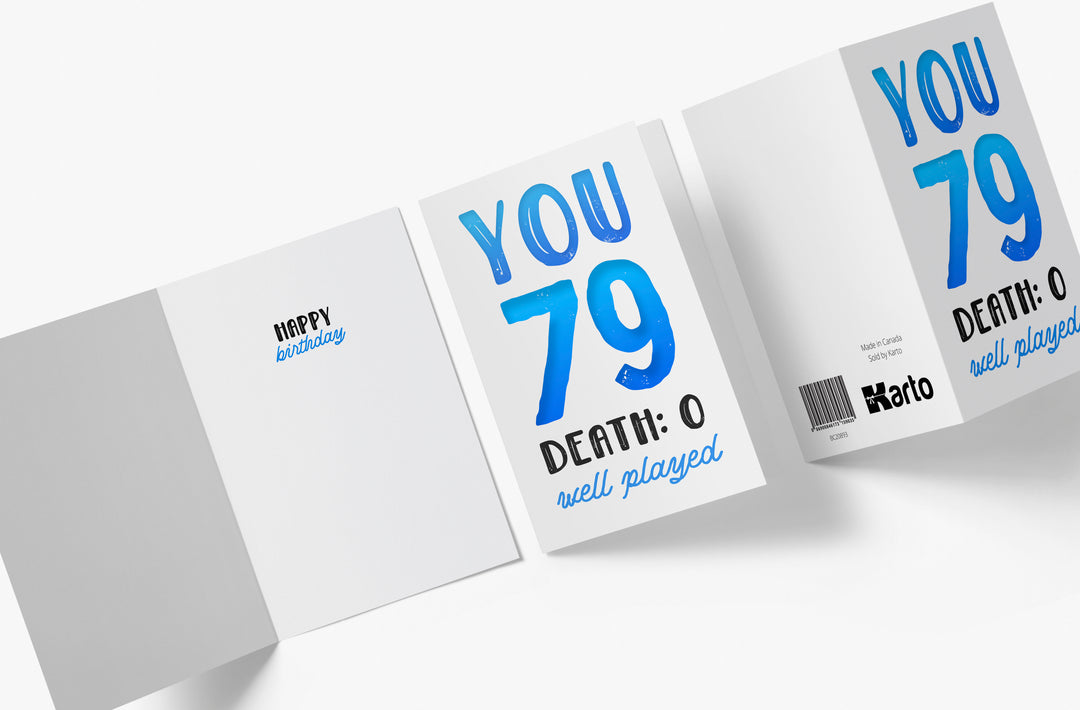 You vs. Death | 79th Birthday Card