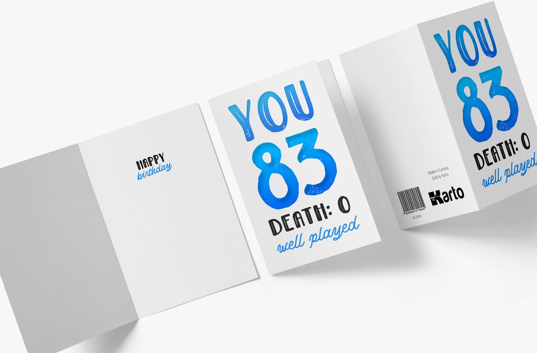 You vs. Death | 83rd Birthday Card