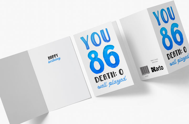 You vs. Death | 86th Birthday Card