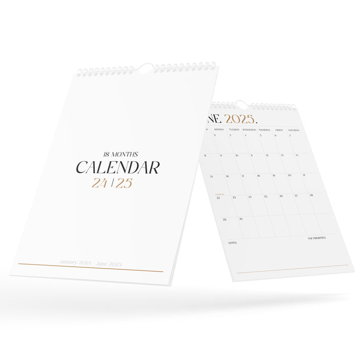 Boho Calendar 2024 | 18 Months | 11x17