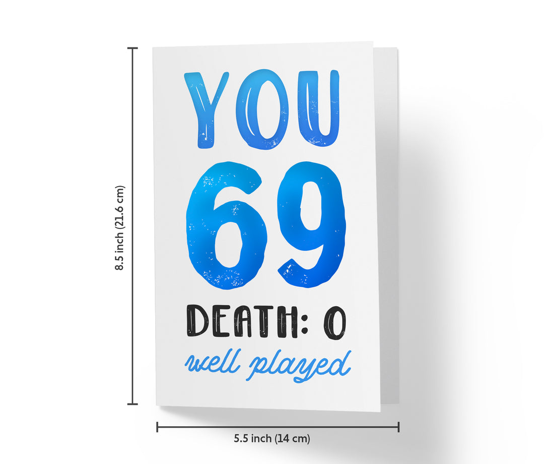 You vs. Death | 69th Birthday Card