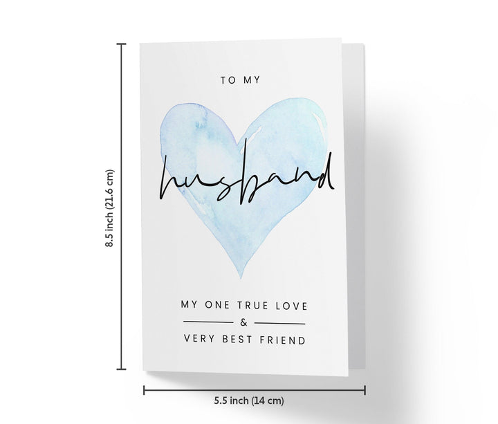 One True Love Husband | Sweet Birthday Card - Kartoprint