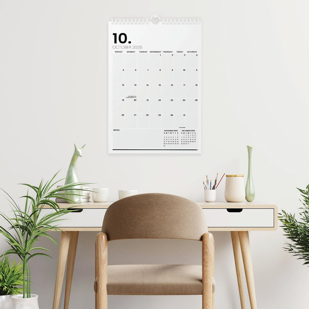 Minimalist Calendar 2024 | 18 Months | 11x17 - Kartoprint