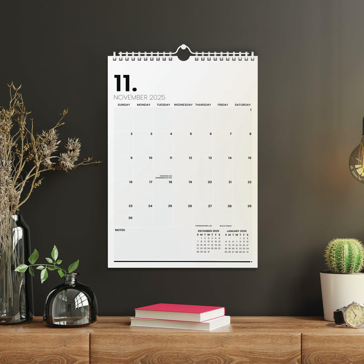 Minimalist Calendar 2024 | 18 Months | 11x17 - Kartoprint