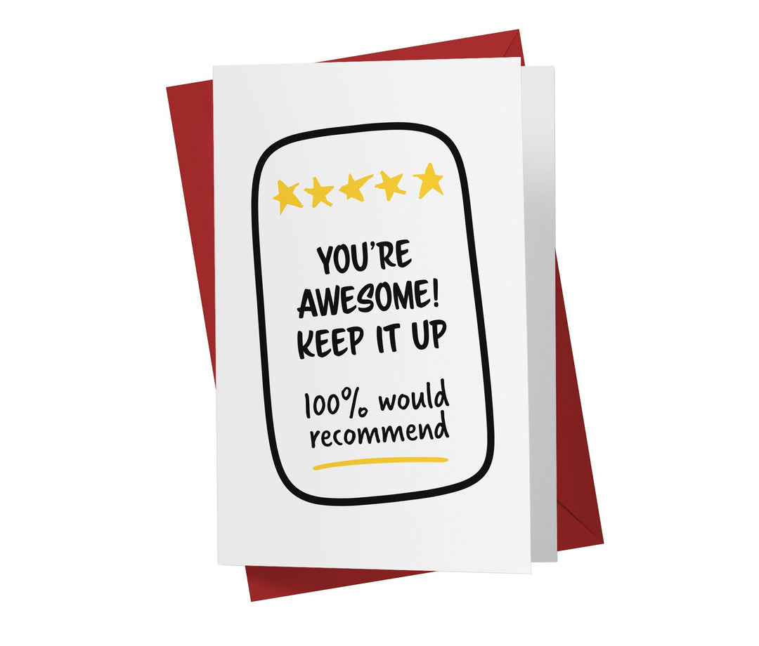 You Are Awesome | Sweet Birthday Card - Kartoprint