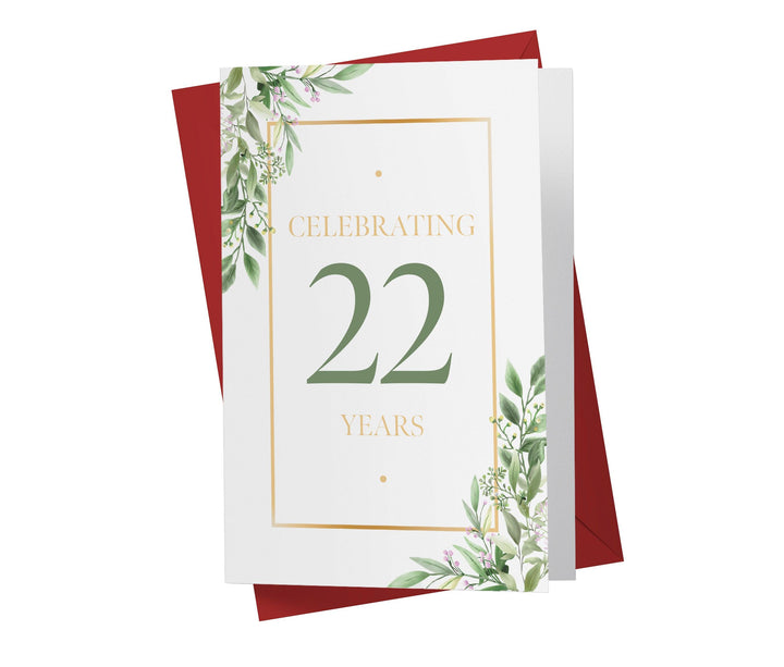 Eucalyptus | 22nd Birthday Card - Kartoprint
