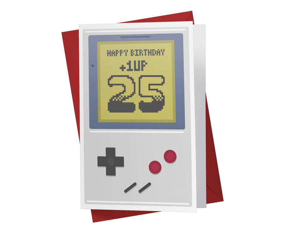 Gaming Level Up | 25th Birthday Card - Kartoprint