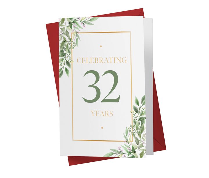 Eucalyptus | 32nd Birthday Card - Kartoprint