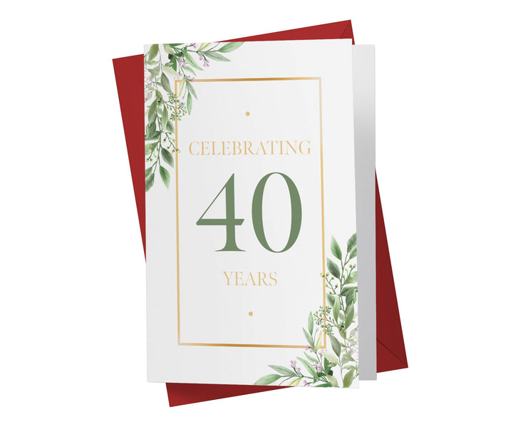 Eucalyptus | 40th Birthday Card - Kartoprint