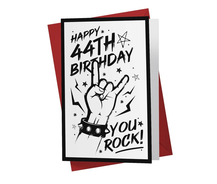 You Rock | 44th Birthday Card - Kartoprint