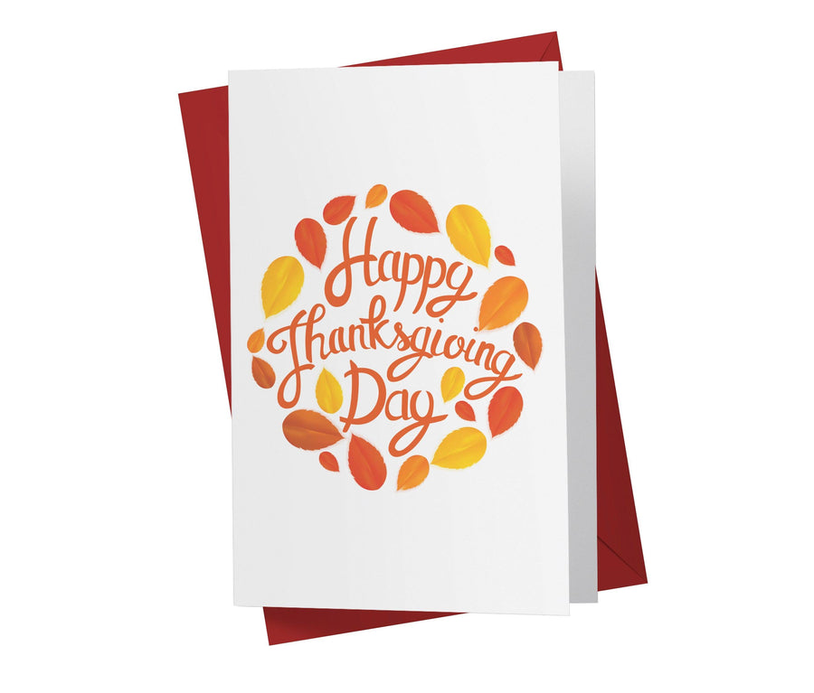 Leaves Crown Thanksgiving Card - Kartoprint