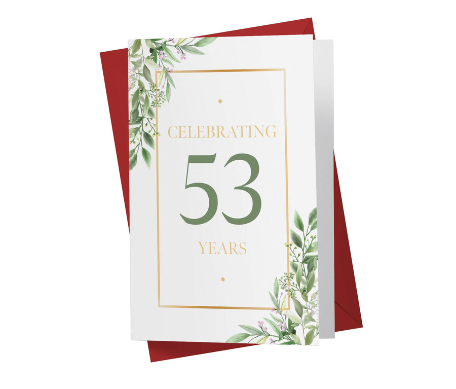 Eucalyptus | 53rd Birthday Card - Kartoprint