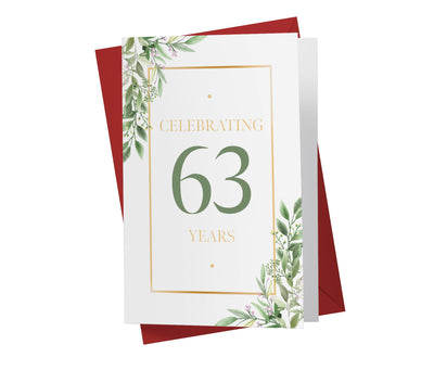 Eucalyptus | 63rd Birthday Card - Kartoprint