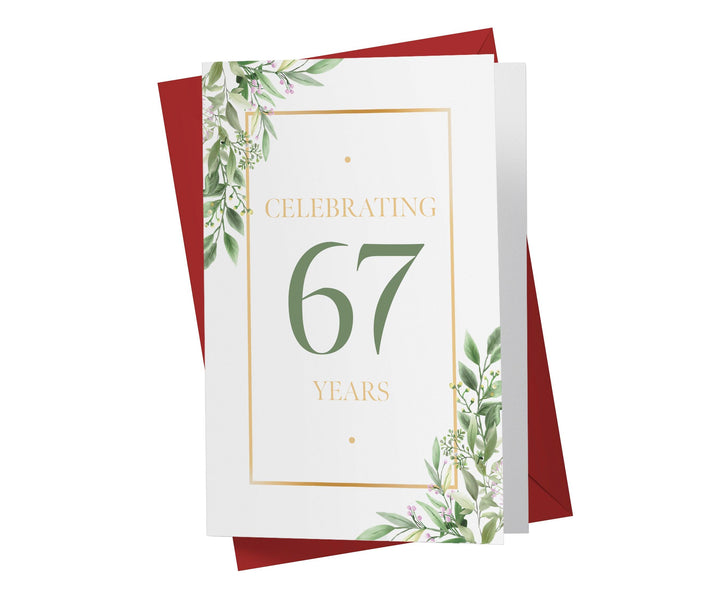 Eucalyptus | 67th Birthday Card - Kartoprint