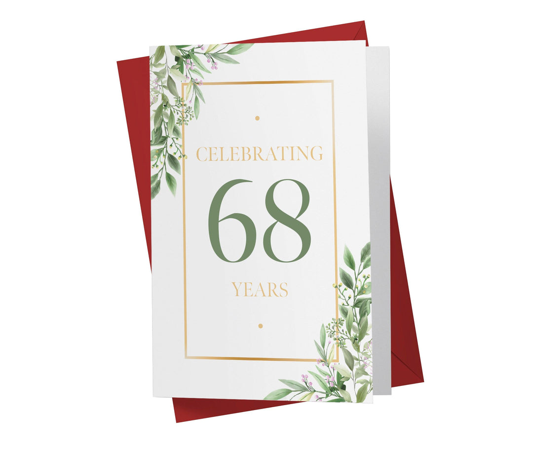 Eucalyptus | 68th Birthday Card - Kartoprint