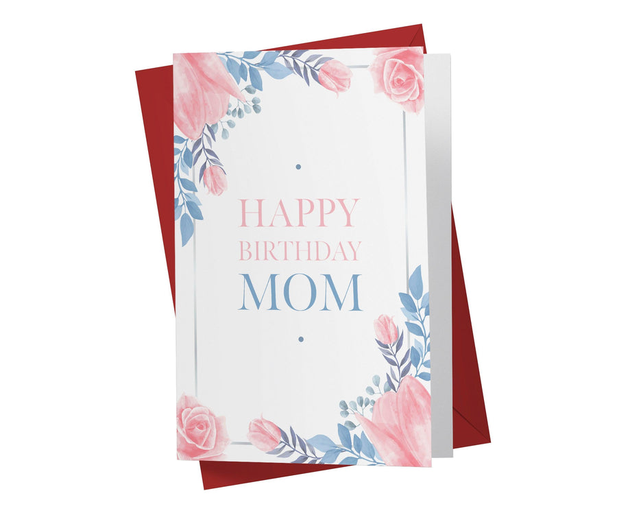 Blue Flower Mom | Sweet Birthday Card - Kartoprint