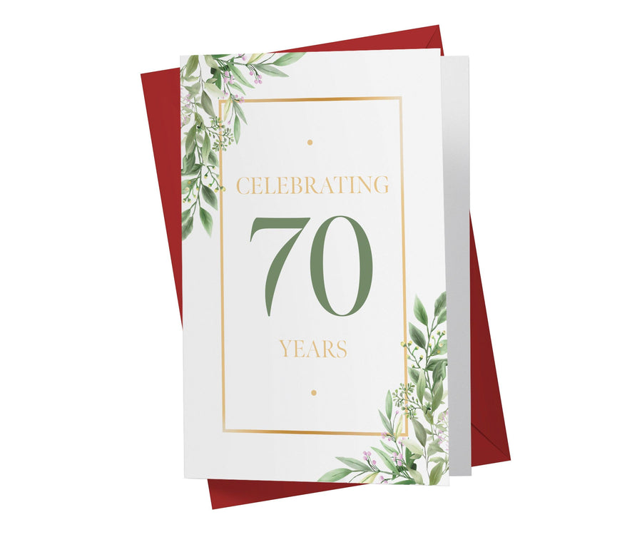 Eucalyptus | 70th Birthday Card - Kartoprint