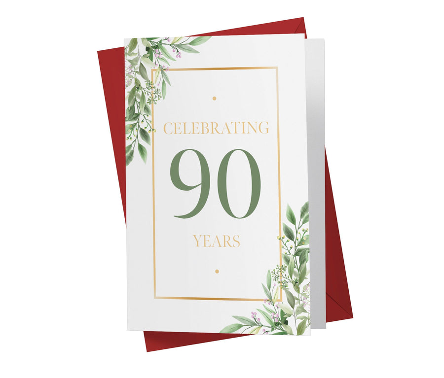 Eucalyptus | 90th Birthday Card - Kartoprint