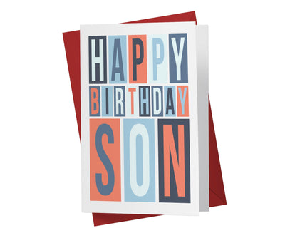 Happy Birthday Son | Funny Birthday Card - Kartoprint