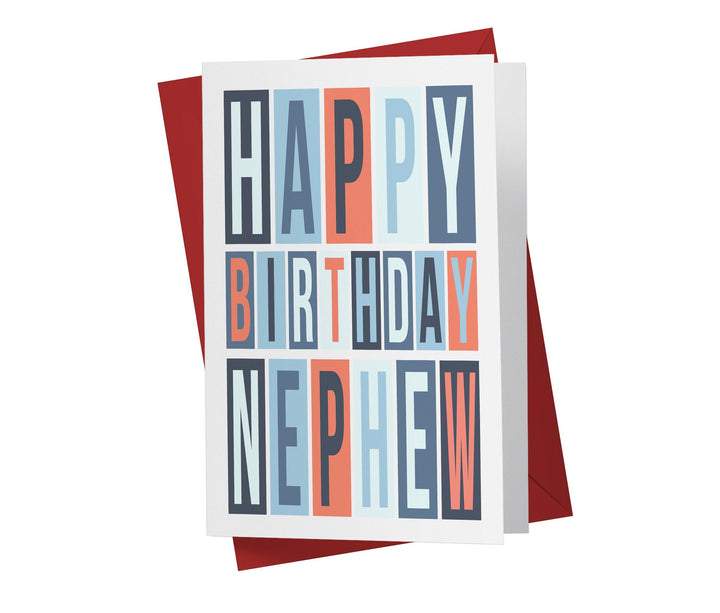 Happy Birthday Nephew | Funny Birthday Card - Kartoprint