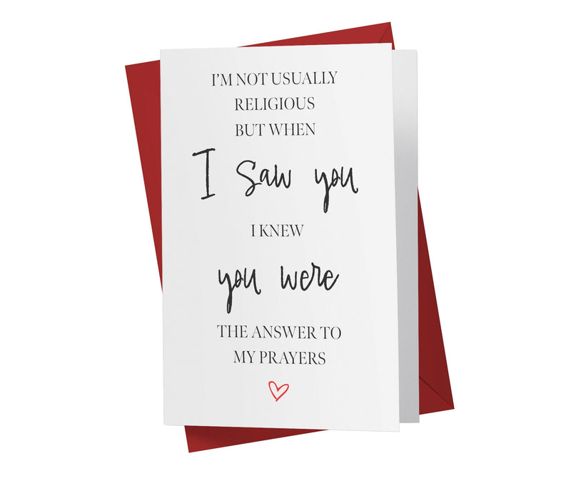 Answer Of My Prayer, Valentine Card | Sweet Birthday Card - Kartoprint
