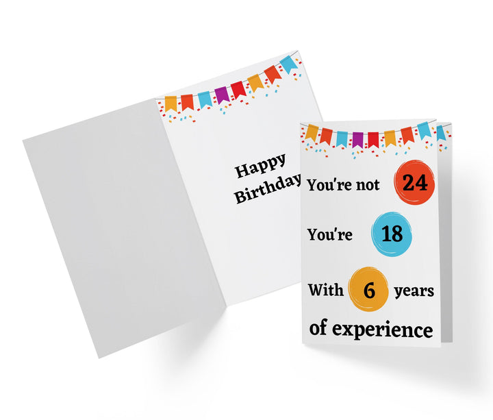 Years Of Experience | 24th Birthday Card - Kartoprint