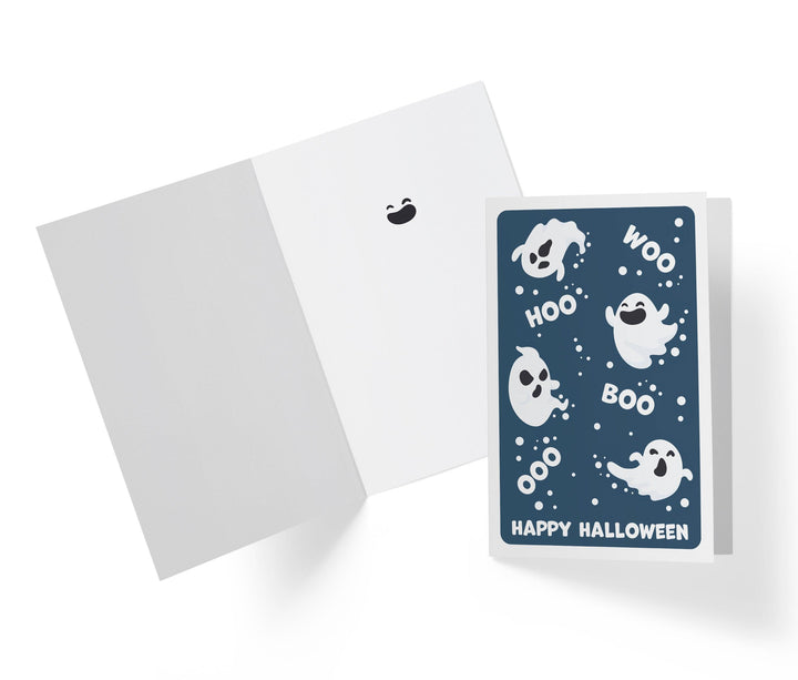 Funny Ghosts | Halloween Greeting Card - Kartoprint