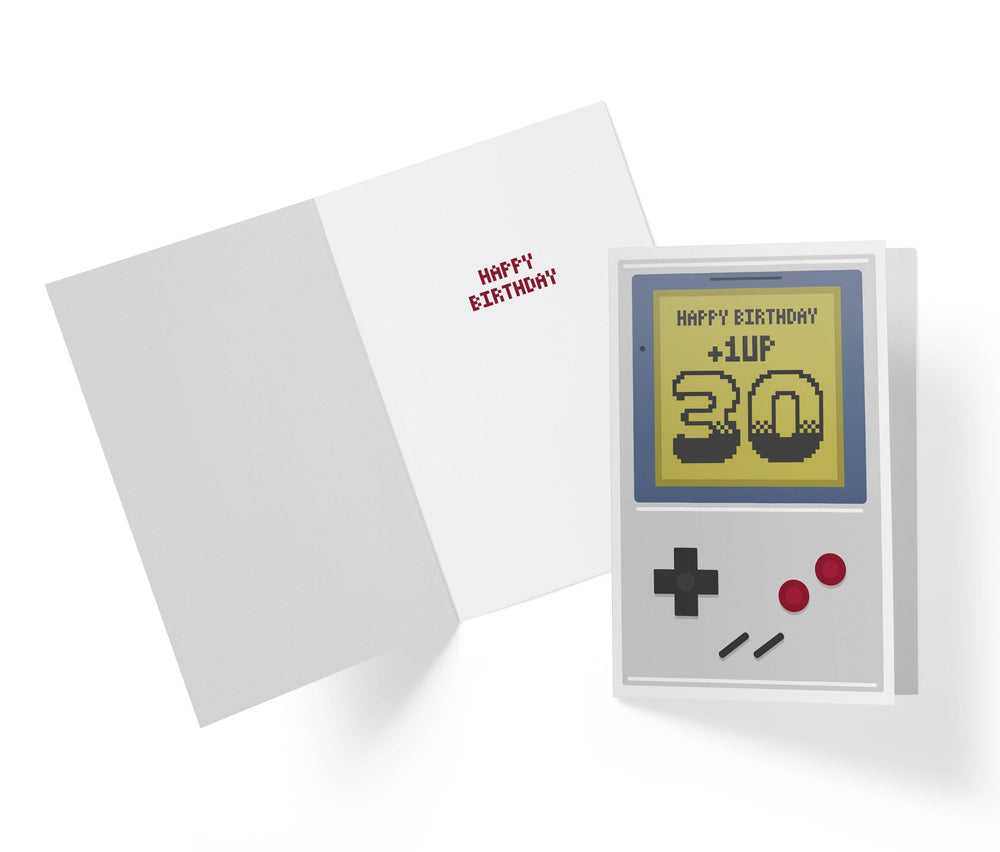 Gaming Level Up | 30th Birthday Card - Kartoprint