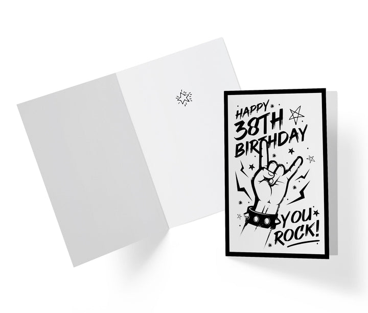 You Rock | 38th Birthday Card - Kartoprint