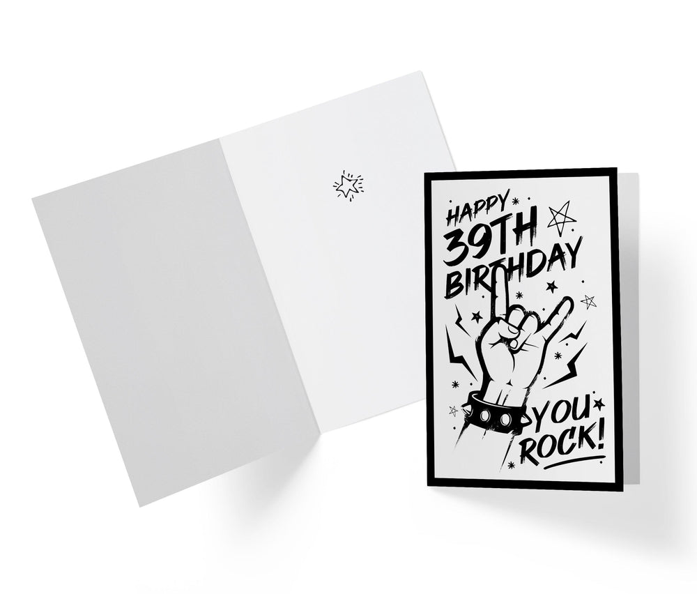 You Rock | 39th Birthday Card - Kartoprint
