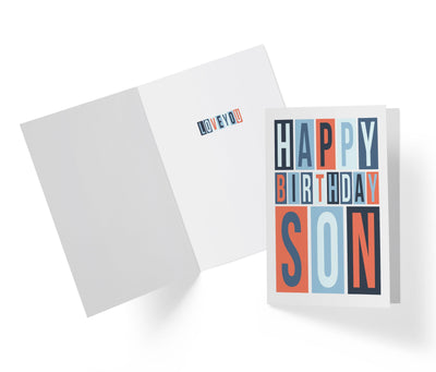 Happy Birthday Son | Funny Birthday Card - Kartoprint