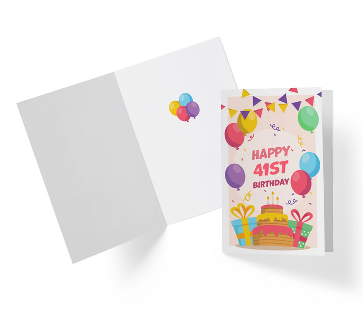 Classic Birthday Card | 41st Birthday Card - Kartoprint