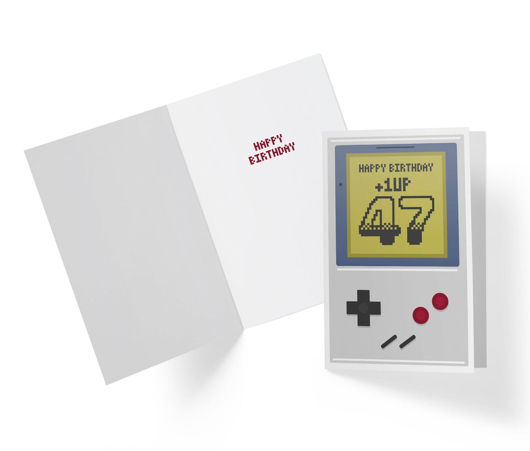 Gaming Level Up | 47th Birthday Card - Kartoprint